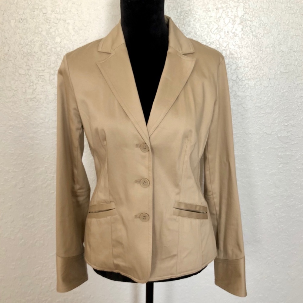 New York & Company Khaki Blazer - Size 4